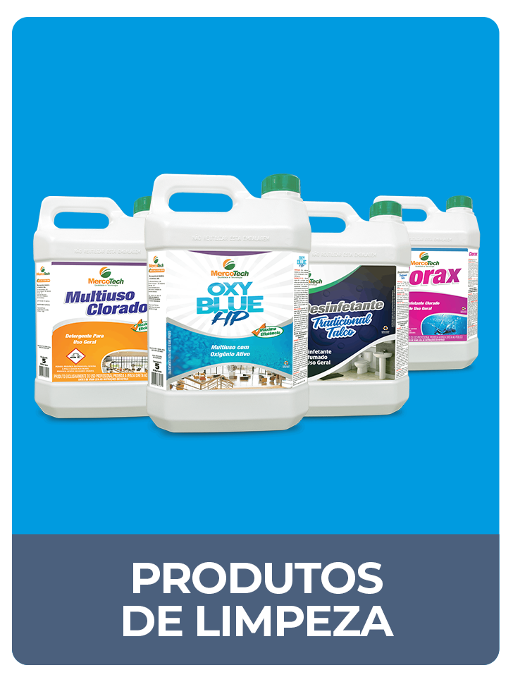 produtos de limpeza